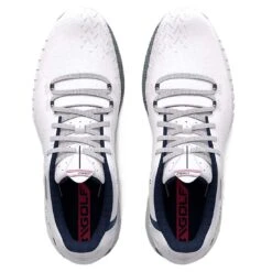 Under Armour HOVR Drive 2 Golf Shoes White/Metallic Silver 9 Under Armour HOVR Drive 2 Golf Shoes White/Metallic Silver -Callaway Golf Shop under armour hovr drive 2 golf shoes white metallic silver top itempicture