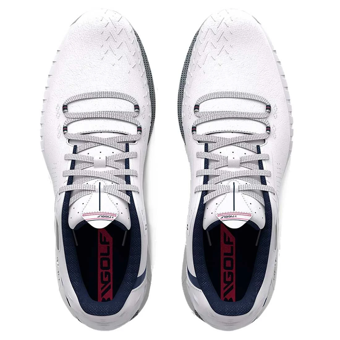 Under Armour HOVR Drive 2 Golf Shoes White/Metallic Silver 5 Under Armour HOVR Drive 2 Golf Shoes White/Metallic Silver - Image 5